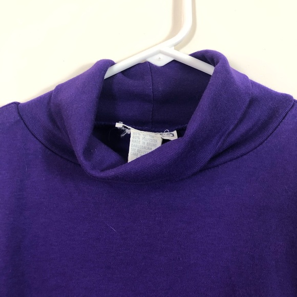 ✨Elles Belles Purple Turtleneck Sweater✨ - Picture 3 of 5